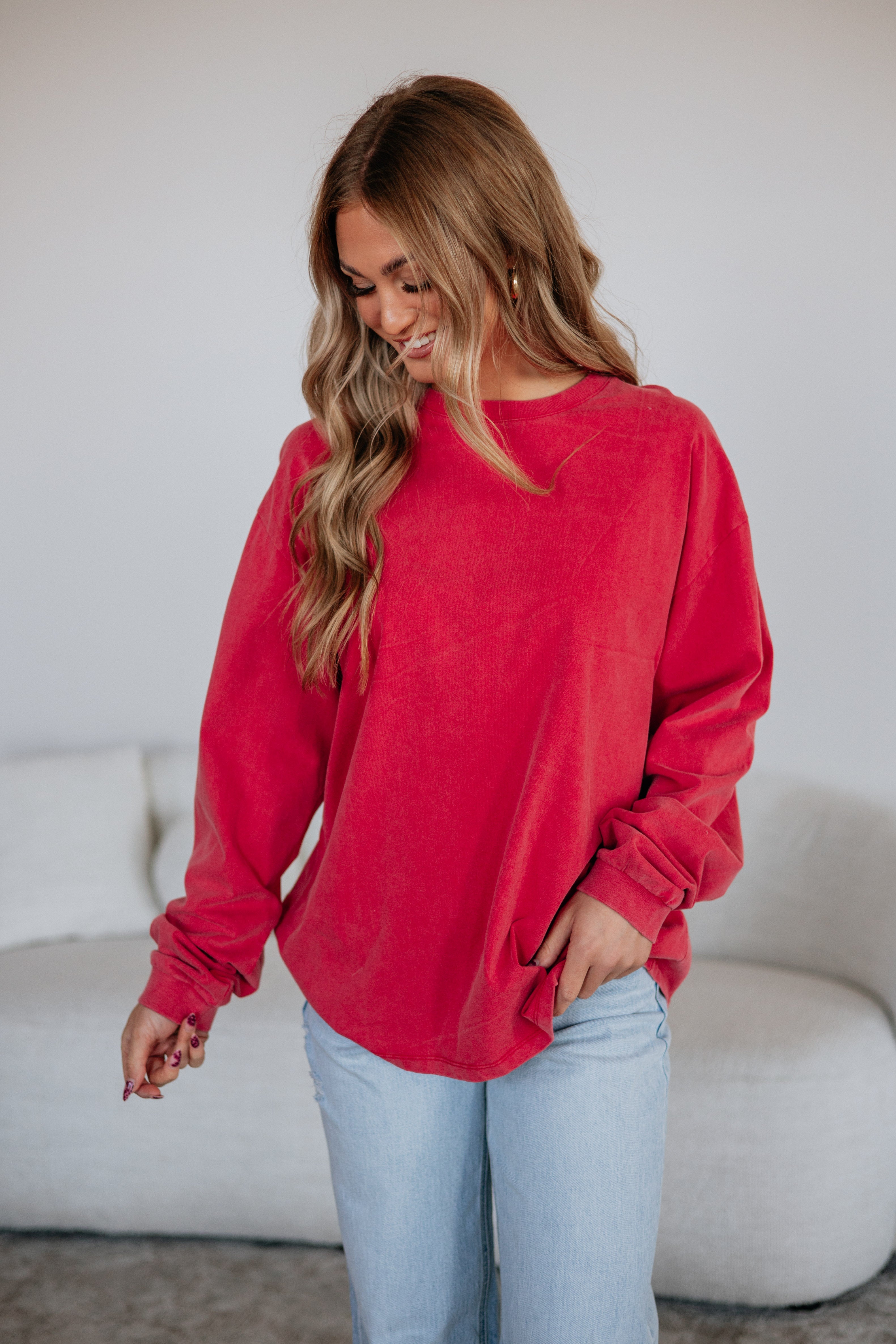 Kacey Washed Long Sleeve