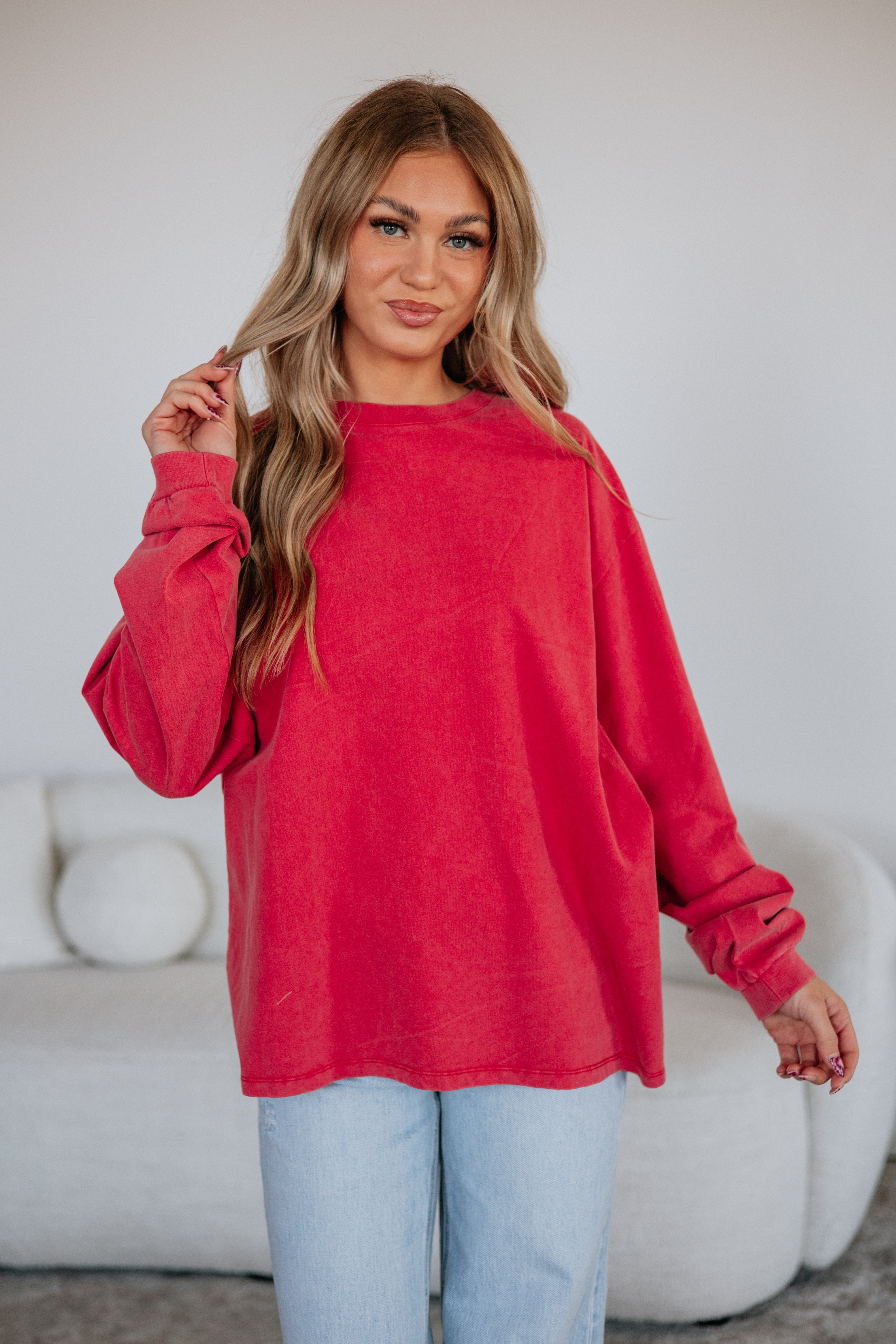 Kacey Washed Long Sleeve