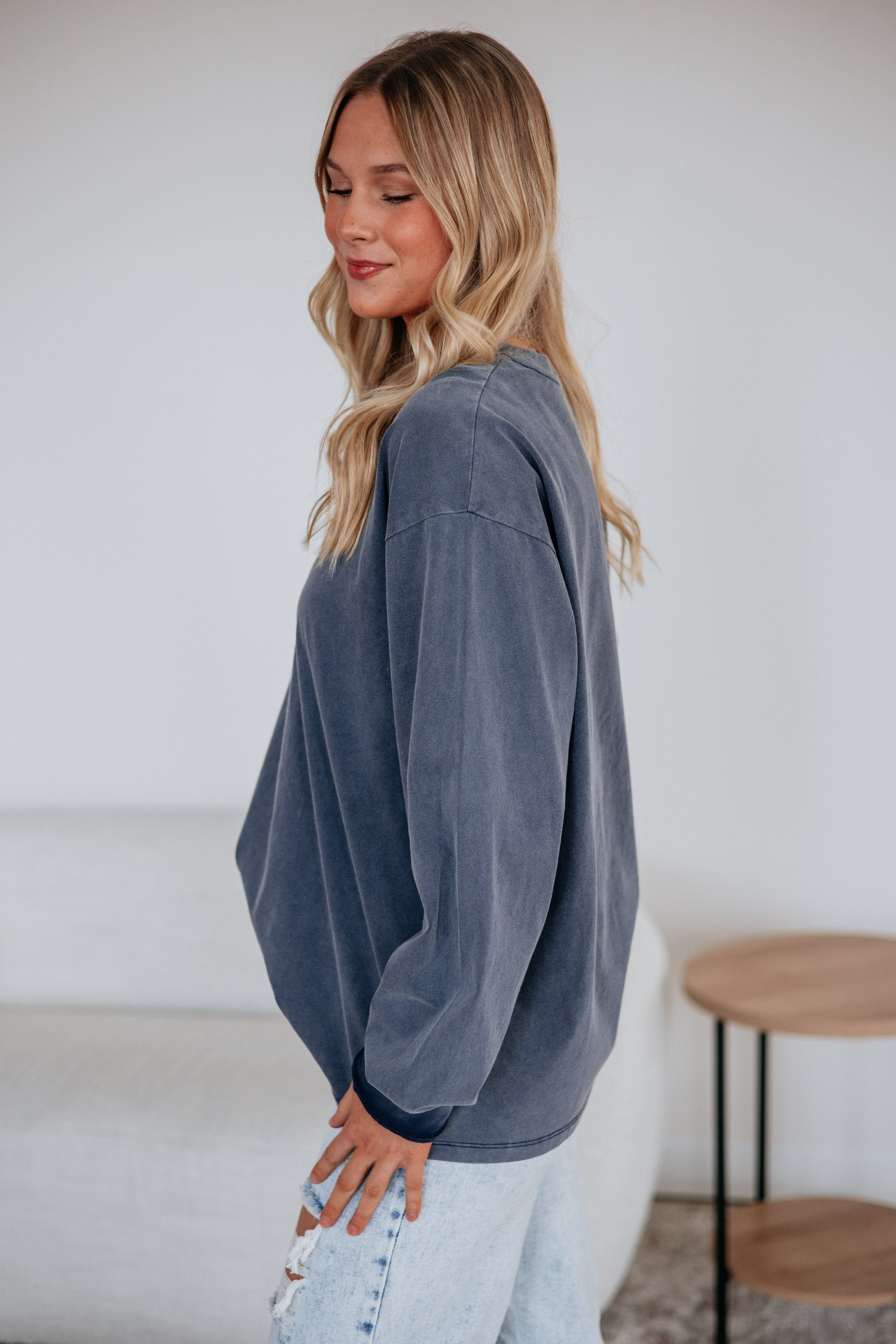 Kacey Washed Long Sleeve