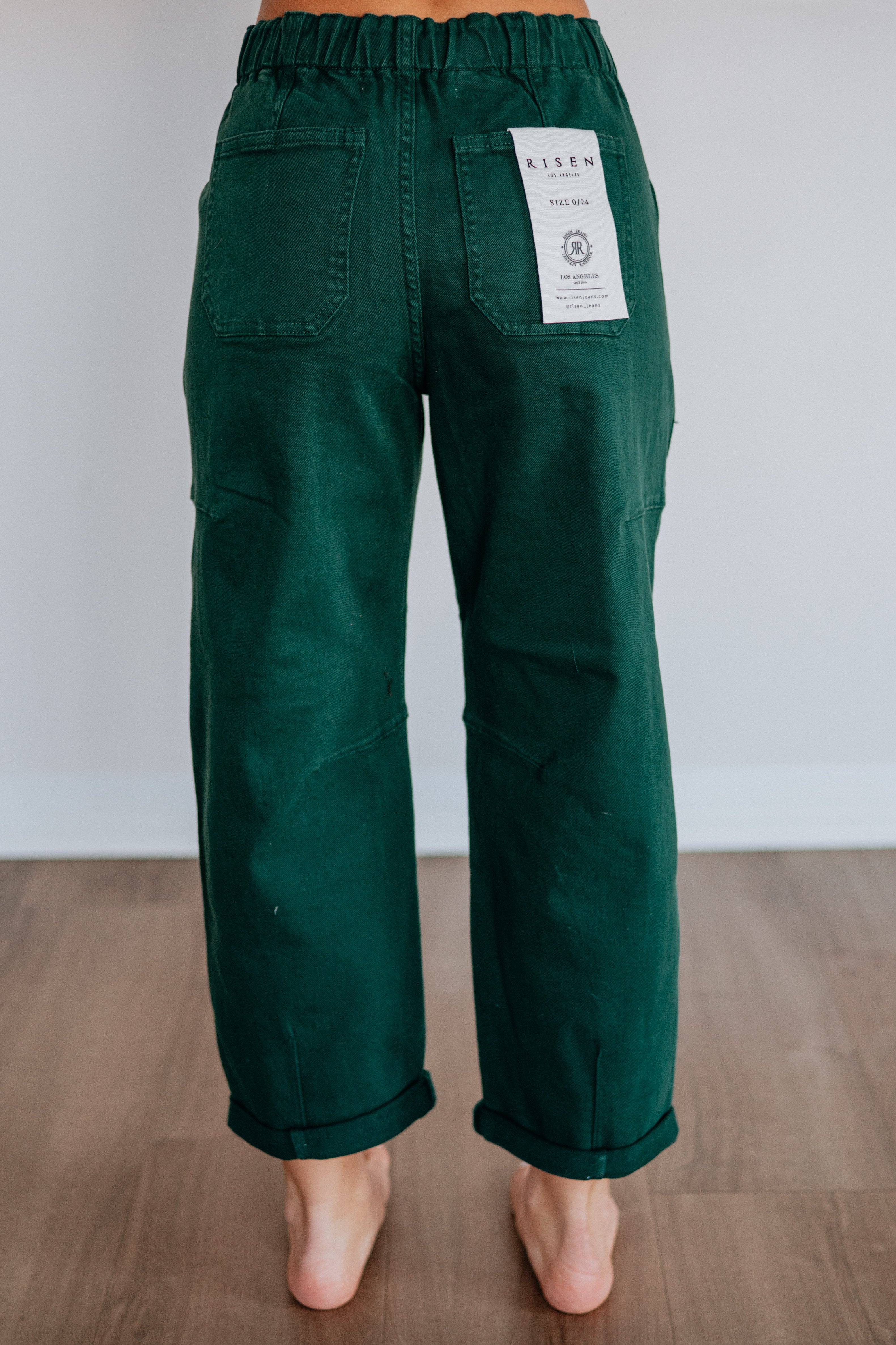 Kodi Risen Cargo Jeans - Hunter Green