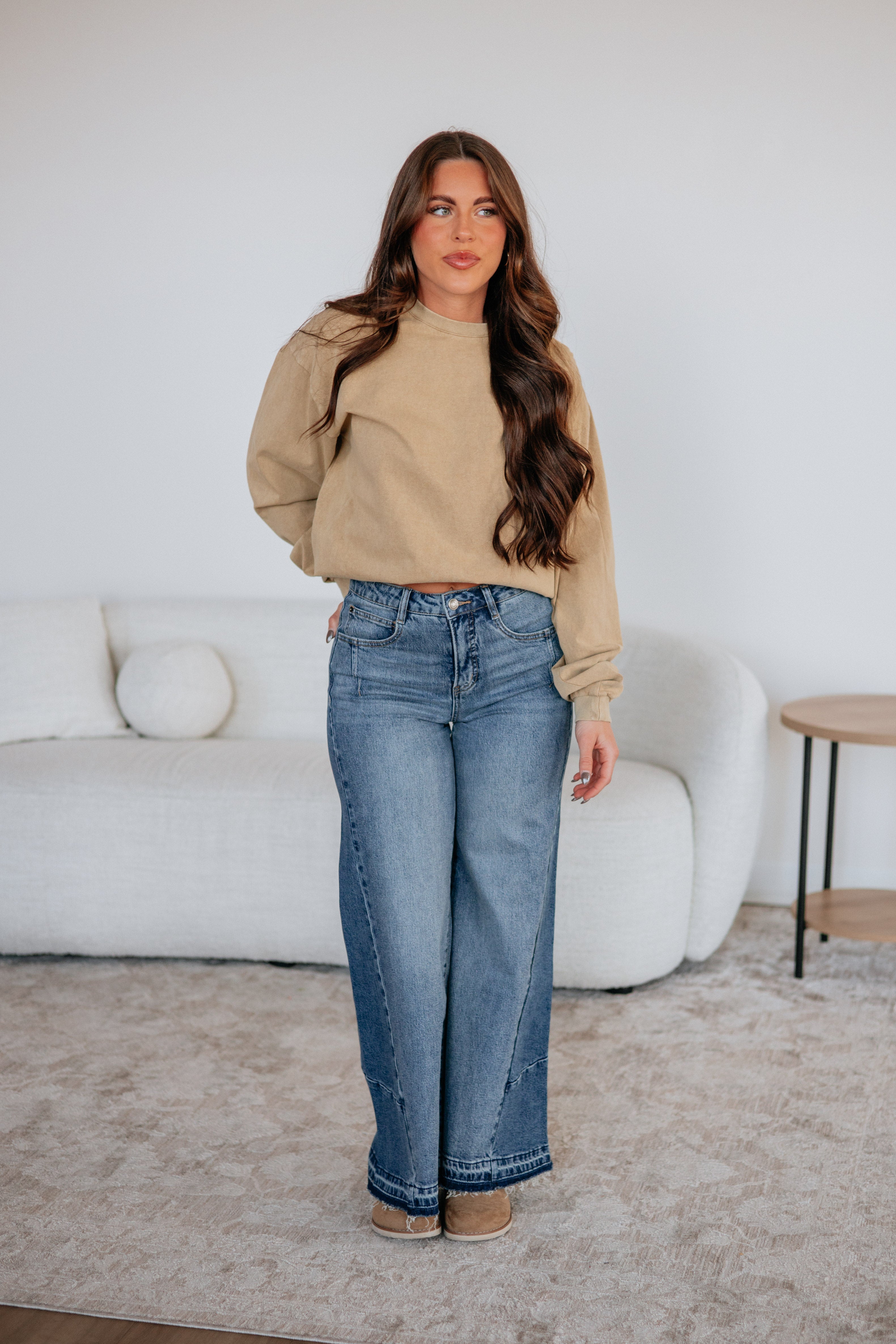Kacey Washed Long Sleeve