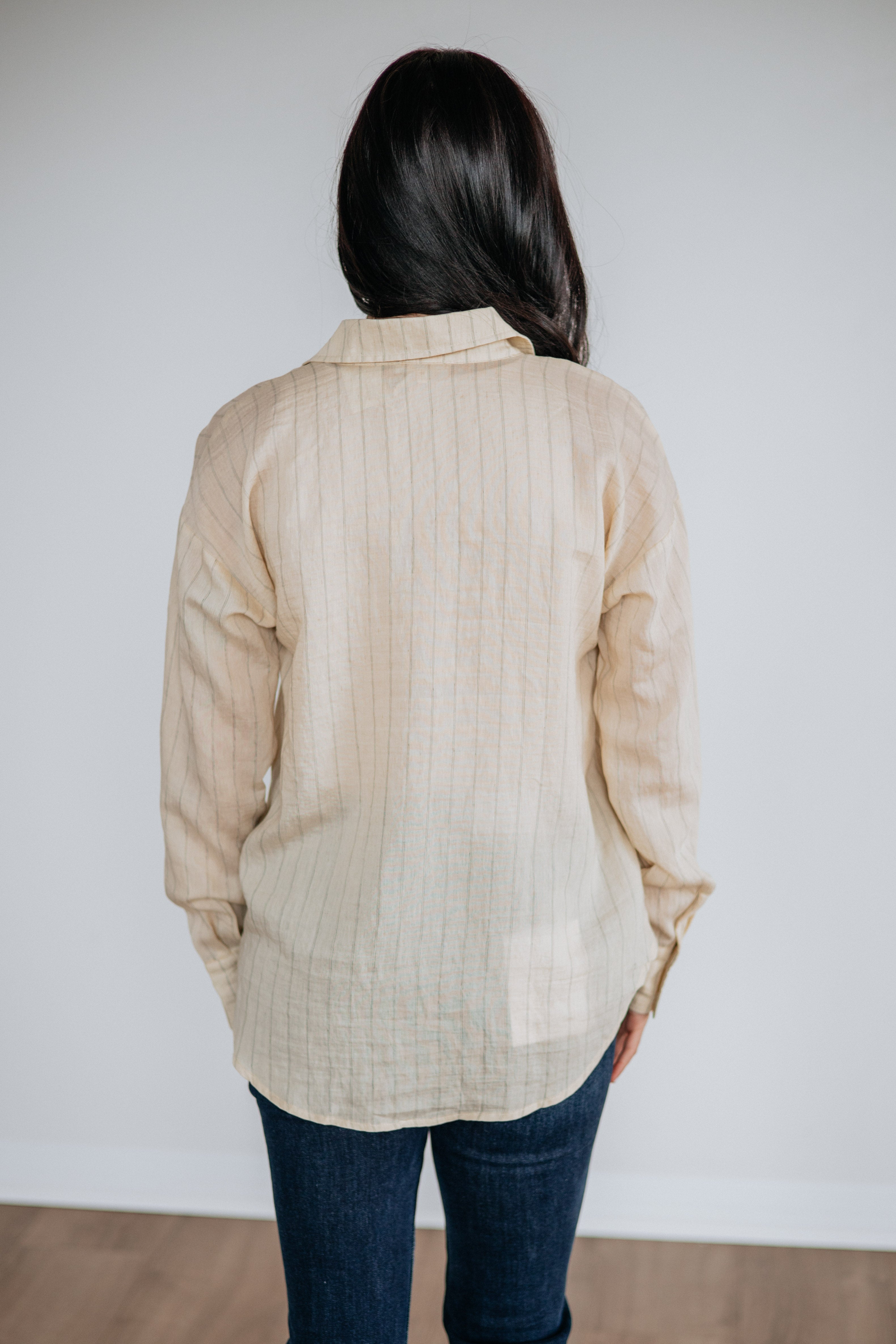 Lieza Striped Button Down